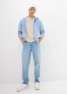 Sweater met capuchon en ritssluiting, bonprix