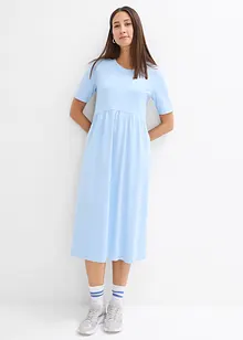 Wijd uitlopende jersey jurk, bonprix