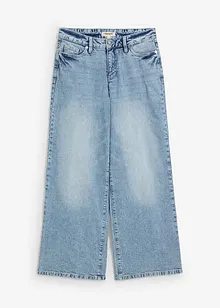 Wide leg jeans, mid waist, full length, bonprix