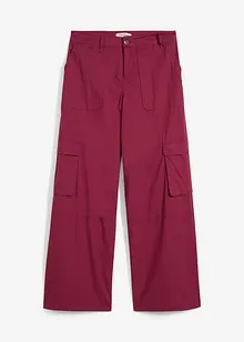 Cargo broek van katoen met stretch, bonprix