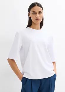 Shirt met schouodervulling van vicose-mix, bonprix