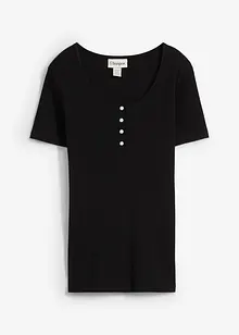 Geribd Henley shirt, bonprix