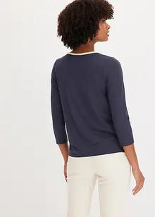 Shirt met contrasterende boorden, bonprix