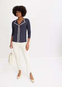 Shirt met contrasterende boorden, bonprix
