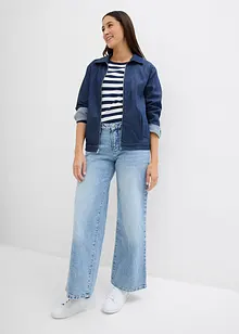 Spijkerjas in blousonstijl, met ritssluiting, bonprix