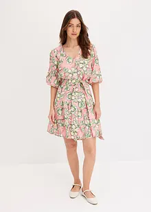 Mini jurk van zachte viscosemix, bonprix