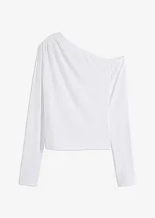 Off shoulder shirt met rimpels, bonprix