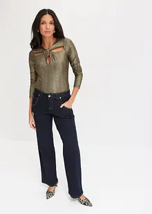 Longsleeve met cut-outs, bonprix