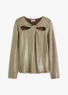 Longsleeve met cut-outs, bonprix