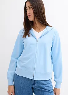 Sweatvest scuba met lange mouwen, bonprix