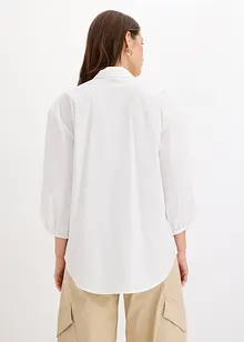 High-low blouse met ballonmouwen, bonprix