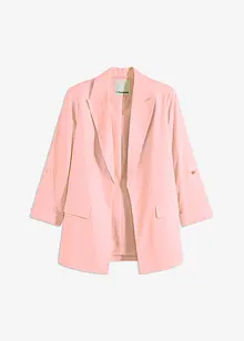 Linnen blazer met gerimpelde mouwen, bonprix