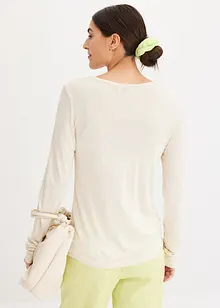 Henley shirt van zachte viscose, bonprix