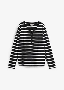 Henley shirt van biologisch katoen, bonprix