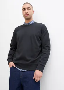 Sweater van puur katoen, loose fit, bonprix