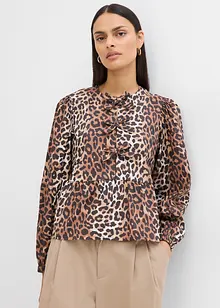 Blouse met lussen, bonprix