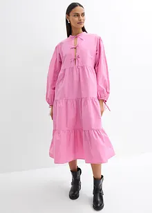 Wijde maxi-jurk van puur katoen, bonprix
