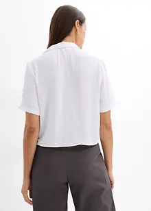 Boxy blouse van lichte crêpe, bonprix