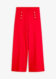 Twill broek met docoratieve knopen, bonprix