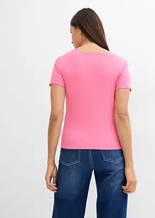 Geribd shirt van biologisch katoen (set van 2), bonprix