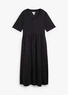 Wijd uitlopende jersey jurk, bonprix