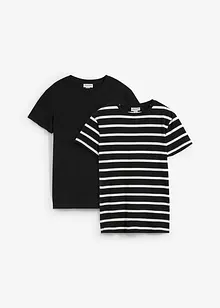 T-shirt (set van 2), bonprix