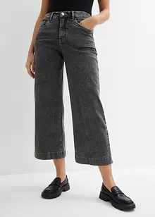 Wide Leg Jeans High Waist, cropped, bonprix