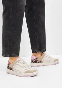 Sneakers met luipaardprint, bonprix