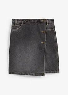 Spijkerrok wikkel-look, bonprix