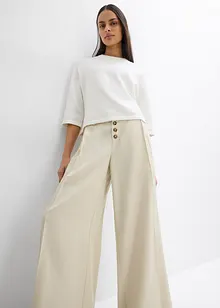 Twill broek van soepelvallend lyocell, bonprix