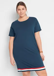 Jersey jurk van zachte viscosemix, korte mouw, bonprix