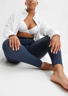 Corrigerende naadloze legging in denim look, sterk corrigerend, bonprix