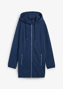 Lang sweatvest met ritszakken, bonprix