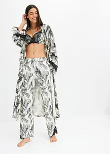 Wijde pyjamabroek met viscose, bonprix