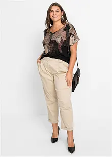 Shirt in een visosemix, bonprix