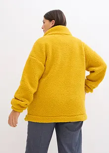 Fleece trui met opstaande kraag, bonprix