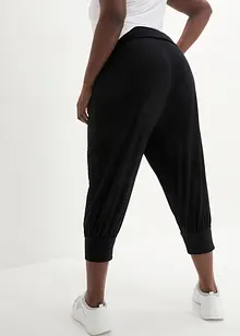 Loungewear harembroek in caprilengte, bonprix