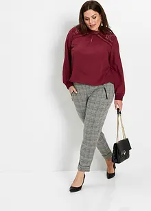 Mooie Glencheck instapbroek, bonprix