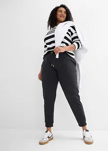 Joggingbroek met boordjes, bonprix