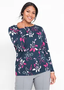 Longsleeve met bloemenprint, bonprix