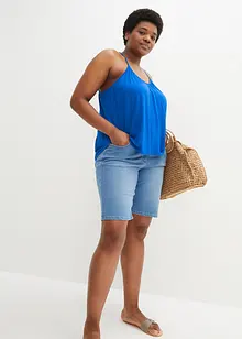 Top met spaghettibandjes van soepele viscose, bonprix