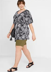 Shirt tuniek met V-hals en kimonomouwen, bonprix