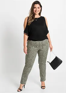 Cold shoulder shirt van viscose, bonprix