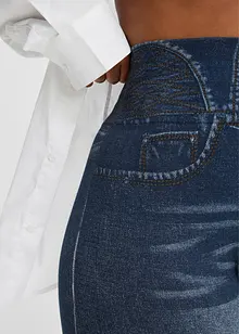 Corrigerende naadloze legging in denim look, sterk corrigerend, bonprix