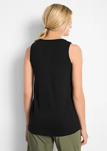 Katoenen longtop met kant, bonprix