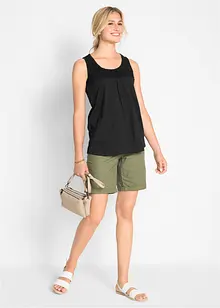 Katoenen longtop met kant, bonprix