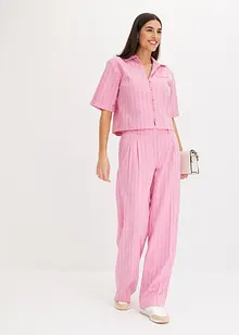 Krijtsteep blouse, bonprix