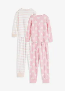 Meisjes pyjama van biologisch katoen (4-dlg. set), bonprix