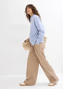 Oversized sweater van puur biologisch katoen, bonprix