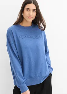 Oversized sweater van een zachte katoen-mix, bonprix